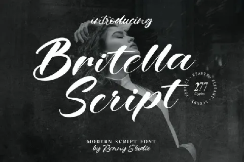 Britella Script font