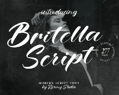 Britella Script font