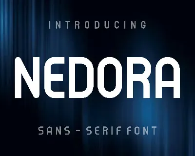 Nedora font