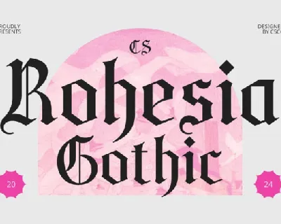 CS Rohesia font