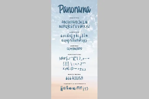 Panorama FREE font