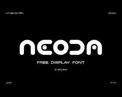 Neoda font