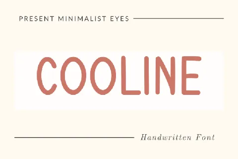 Cooline font