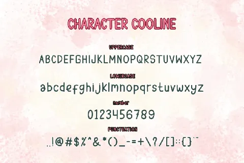 Cooline font