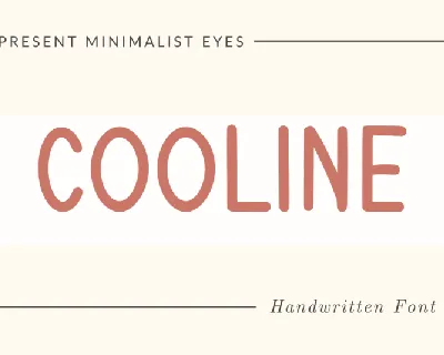 Cooline font