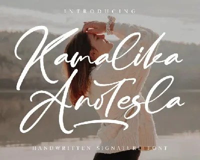 Kamalika Anotesla font