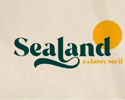 Sealand font