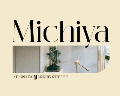 Michiya font