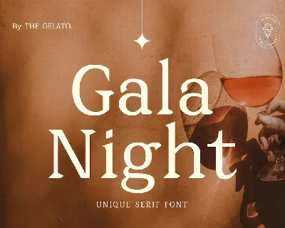 Gala Night font