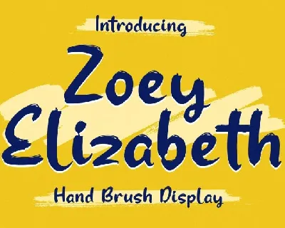 Zoey Elizabeth font