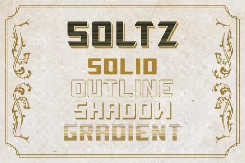 Soltz Typeface font