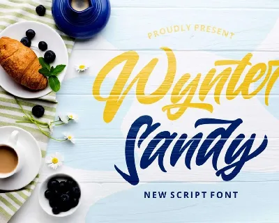 Wynter Sandy Bold Script font
