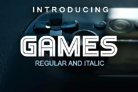 Games Display font