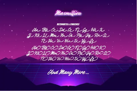 Maxmillion font