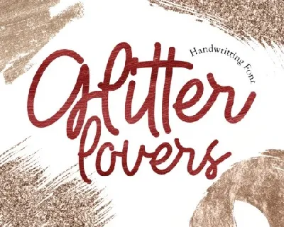 Glitter Lovers Monoline font