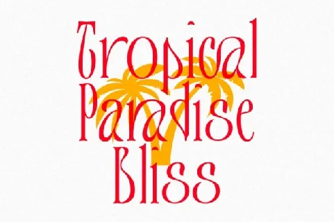 Teenage Tropics font