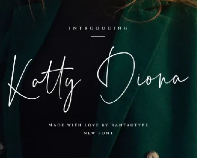 Katty Diona font