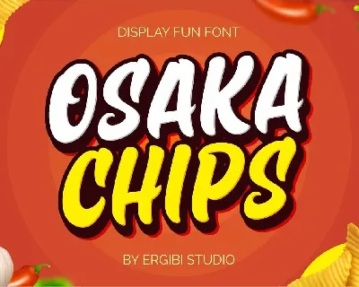 Osaka Chips â€¶Funâ€» font