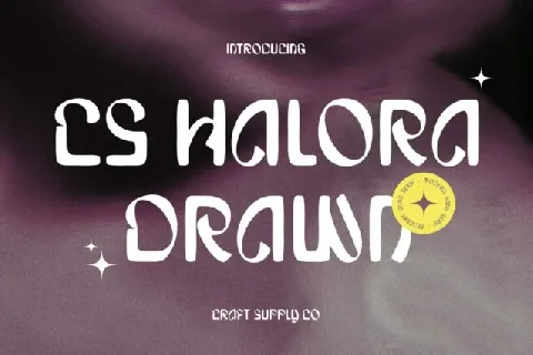 CS Halora Drawn font