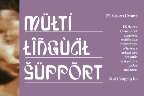 CS Halora Drawn font