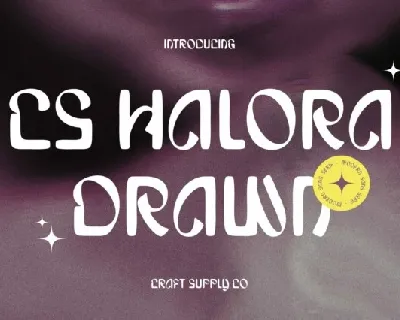 CS Halora Drawn font