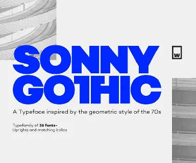 Sonny Gothic Family font