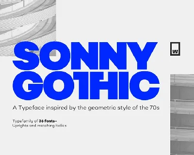 Sonny Gothic Family font