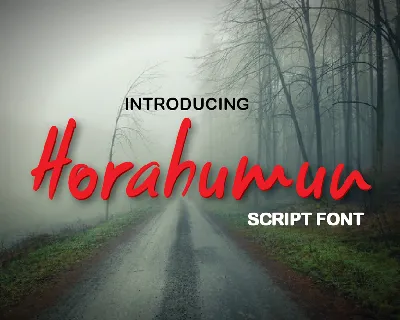 Horahumun font