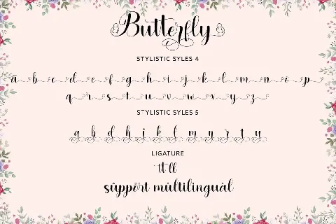 Butterfly Duo font