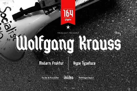 Wolfgang Krauss font