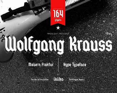 Wolfgang Krauss font