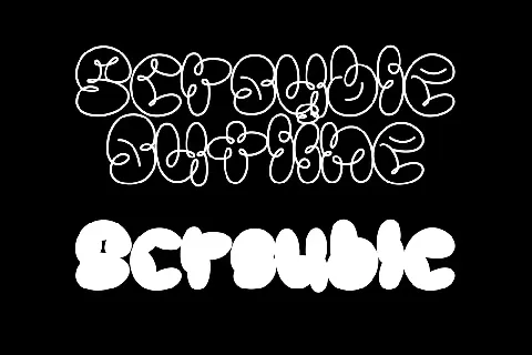 Scrouble font