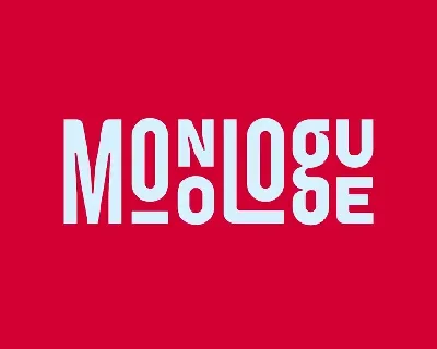 Monologue font