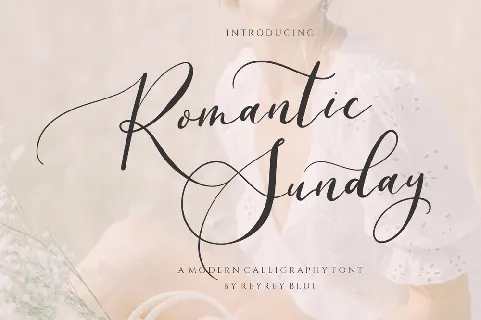 Romantic Sunday font