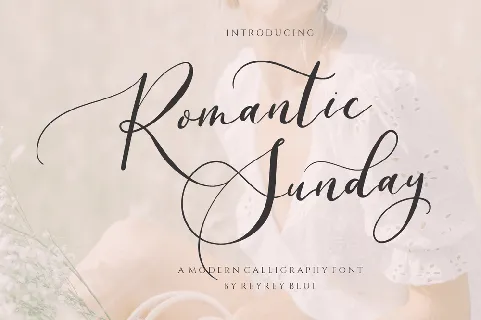 Romantic Sunday font
