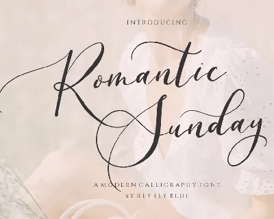 Romantic Sunday font