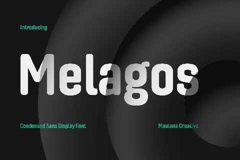 Melagos font