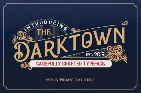 Darktown font