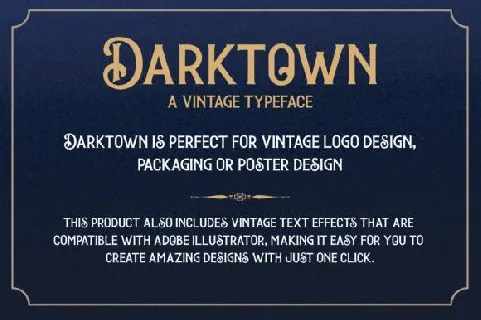 Darktown font