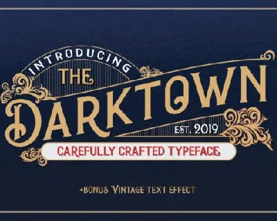 Darktown font