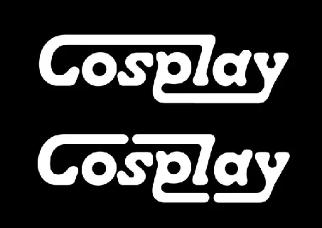 Cosplay font