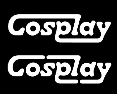 Cosplay font