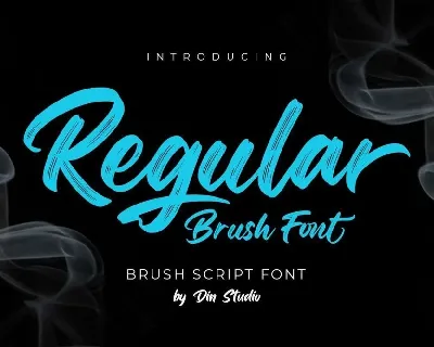 Regular font