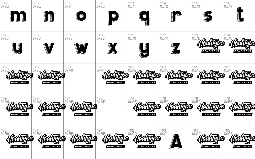 Woody Line Demo font