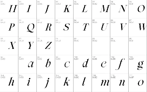 Rofane font