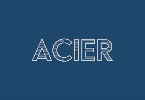 Acier Family font