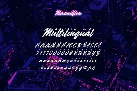 Maxmillion font