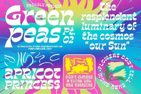 Green Peas Pt .02 font