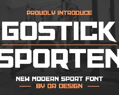 Gostick Sporten font