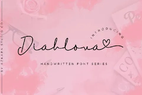 Diahlova font